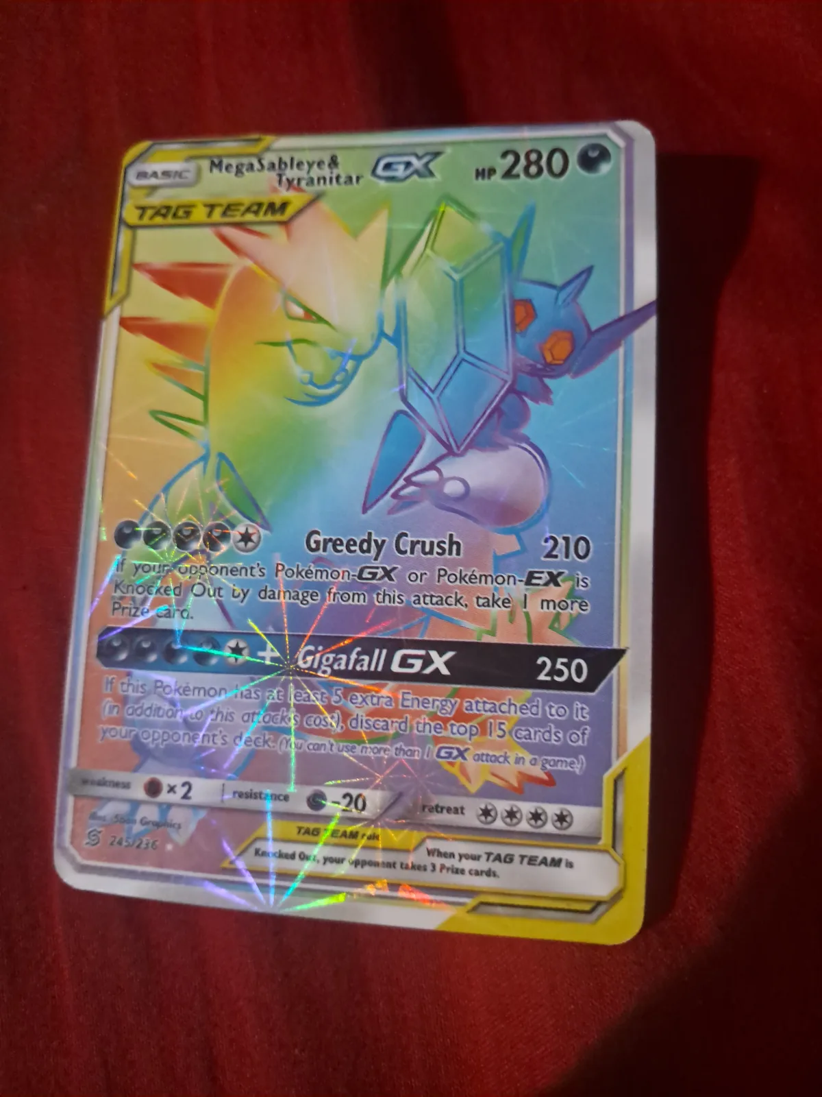 Seller photo 1 preview for Mega Sableye & Tyranitar-GX