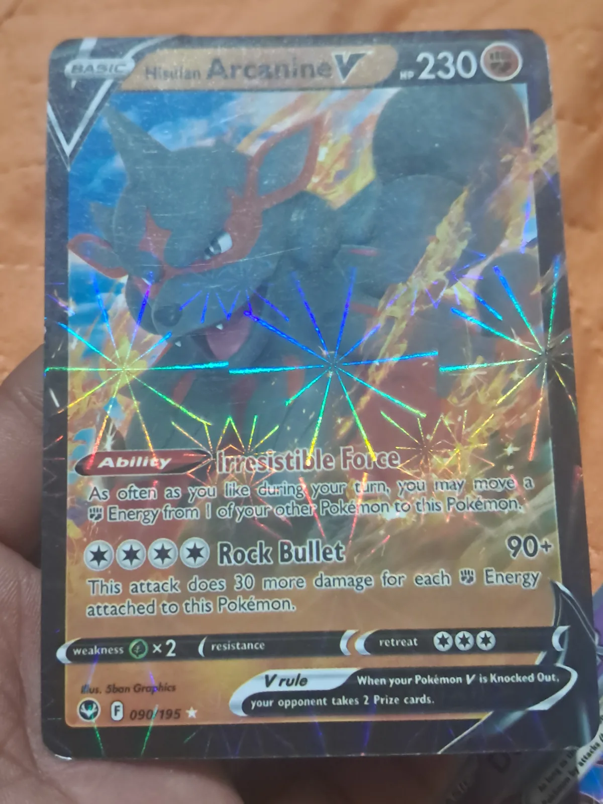 Seller photo 1 preview for Hisuian Arcanine V